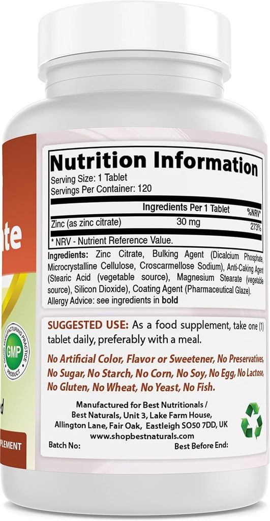 Zinc Citrate 30 mg & Magnesium Glycinate 425 mg 2