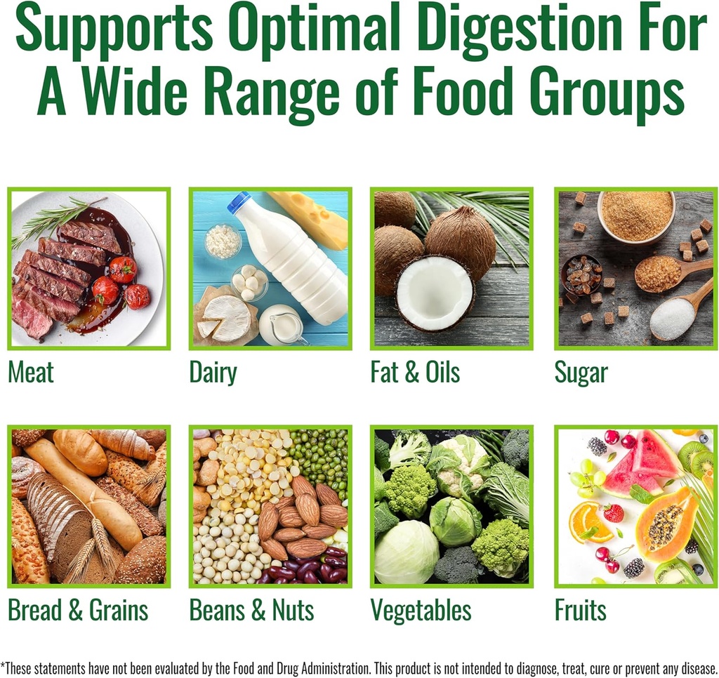 NATURELO Digestive Enzymes - Full Spectrum Support with a Broad Blend of 15 Enzymes Plus Ginger - 90 Vegan Capsules (Pack of 2) 6