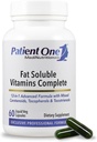 Patient One Fat Soluble Vitamins Complete | Supplement to Support Whole-Body Wellness* | with Vitamins A, D, E, K, Carotenoids and More | 60 Capsules 2