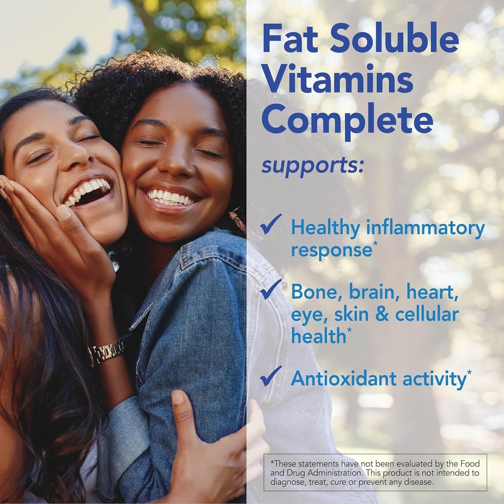 Patient One Fat Soluble Vitamins Complete | Supplement to Support Whole-Body Wellness* | with Vitamins A, D, E, K, Carotenoids and More | 60 Capsules 5