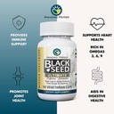 Amazing Herbs Whole Spectrum Black Seed Ultimate, Vegetarian Capsules - Olive Leaf & Garlic Extracts Plus Ginger & Cayenne, Gluten Free, Non GMO, Vegan - 100 Count 4
