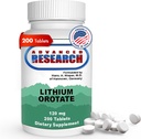 Dr. Hans Nieper Lithium Orotate 5mg, 200 Count, Lab Tested, Non-GMO, Gluten Free, Vegan Friendly, Supports Brain Health 2