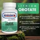 Dr. Hans Nieper Lithium Orotate 5mg, 200 Count, Lab Tested, Non-GMO, Gluten Free, Vegan Friendly, Supports Brain Health 4