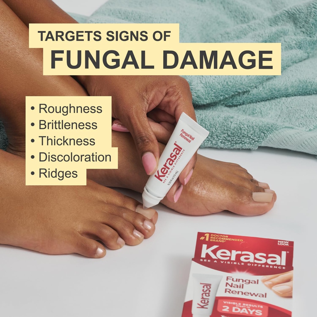 Kerasal Nail Fungus Extra Strength | Restorative Nail Repair for Damaged Nails, 0.33 fl oz (Packaging May Vary) 4