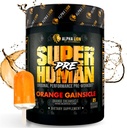 ALPHA LION Superhuman Pre Workout Powder, Beta Alanine, L-Taurine & Tri-Source Caffeine for Sustained Energy & Focus, Nitric Oxide & Citrulline for Pump (21 Servings, Orange Gainsicle) 2