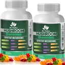Mushroom Gummies – 10 Mushroom Complex with Lion’s Mane, Reishi, Chaga, Cordyceps & More – Fruity Vegan Gummies – Non-GMO, Gluten-Free, Plant-Based – 2 Packs 2