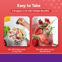 Magnesium Glycinate Liquid Drops 1500mg with Magnesium Citrate & Taurate, L-Theaine, Vitamin D3, B6, Supports Calm, Sleep, Muscle Relaxation, Leg Cramps & Energy, Strawberry Flavor, 60 mL 6