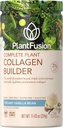 PlantFusion Vegan Collagen Powder - Plant Based Collagen Protein Powder for Muscle & Joints, Hair, Skin & Nails - Keto, Gluten Free, Soy Free, Non-Dairy, No Sugar, Non-GMO - Vanilla 11.43 oz 2