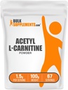 BulkSupplements.com Acetyl L-Carnitine Powder - as ALCAR HCl, Carnitine Supplement - Gluten Free, 1.5g per Serving, 100g (3.5 oz) (Pack of 1) 2