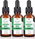 Pure Wellness Hemp Seed Oil Drops Peppermint Flavor for Improved Cognitive Function, Omega 3 6 9 Fatty Acids, Organic, Non-GMO, Vegan (Natural Hemp, 2-Pack) 6