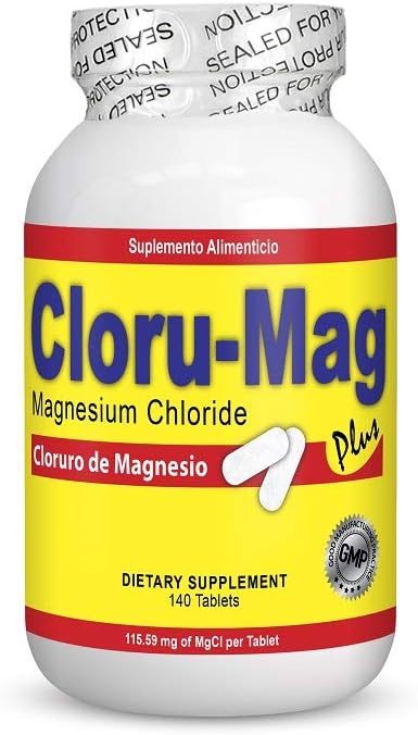 Magnesium Chloride - 140 Tablets (Cloruro de Magnesio) 2