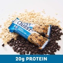 Quest Nutrition Oatmeal Chocolate Chip Protein Bars, 20g Protein, 1g Sugar, 5g Net Carb, Gluten Free, Keto Friendly, 12 Count 5