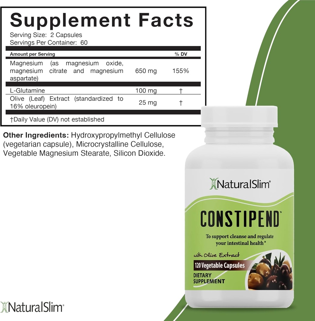 NaturalSlim Constipation Aid Bundle – Constipend, Magicmag C and Kadsorb Bundle - Better Digestive System and Intestinal Health, Rich in Magnesium Citrate and Potassium | Formulated by Frank Suarez 3