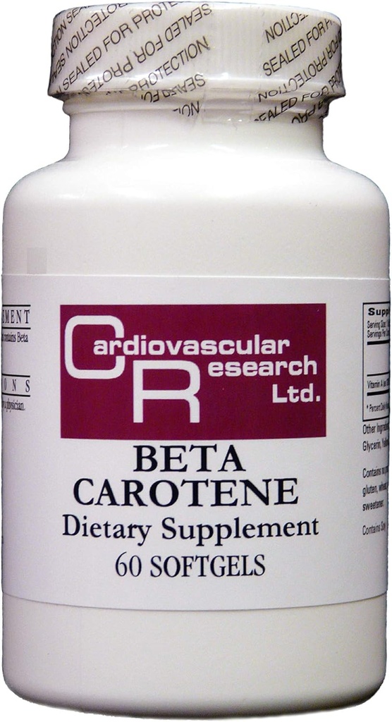 Cardiovascular Research Beta Carotene 3,000 mcg 60 softgels 2