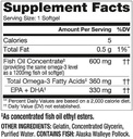 Finest Nutrition Half-the-Size Fish Oil 1200 mg, Softgels, 200 ea 6