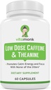 VitaMonk Low Dose Caffeine and Theanine - No Jitters, No Crash- Microdose of Caffeine L Theanine Pills with Caffeine Theanine and Theobromine - 25mg of Caffeine, Caffeine Pills L Theanine - 60 Caps 2