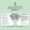 FWS Colloidal Silver Spray - 4 oz - Clear Silver - 50 ppm - 99.99% Pure Silver - Daily Immune Support 3