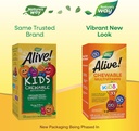 Nature's Way Alive! Children's Daily Chewable Multivitamin, Supports Bone, Eye, and Immune Health*, Orange & Berry Fruit Flavored, Gluten Free, 120 Chewable Tablets (Packaging May Vary) (Pack of 2) 3