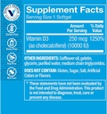 Vitamin D3 - Supports Immune Support & Bone Health - 10,000 IU (100 Softgels) 3