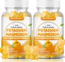 softbear Potassium Magnesium Gummies for Women, Calcium Magnesium Potassium Supplements with Vitamins Sugar-Free Potassium Citrate Gummies Support Muscle Health, Mango Flavor 120 Count 2