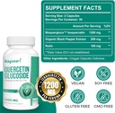 Quercetin Glucoside 1200mg Supplements - Isoquercetin with 6X Bioavailability,60 Veggie Capsules,Contain Black Pepper & Rutin for Max Absorption 4