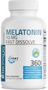 Bronson Melatonin 10 MG Fast Dissolve Peppermint Tablets, Promotes Relaxation, 360 Chewable Vegetarian Lozenges 4