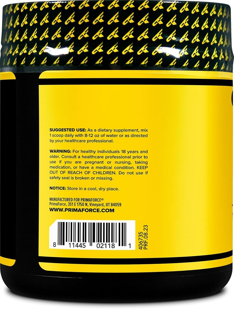 Primaforce L-Arginine Complex Powder (30 Servings Per Bottle | Peach Mango) Powerful Protein Building Supplement for Maximum Gains 4