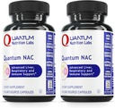 Quantum Nutrition Labs NAC - N-Acetyl-L-Cysteine, Liver & Immune Support, NAC Supplement, N-Acetyl Cysteine, 300mg NAC Per Capsule - 60 Vegetarian Capsules 5