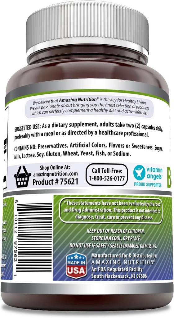 Amazing Formulas Burdock Root Supplement | 1000 Mg per Serving | 240 Capsules | Non-GMO | Gluten-Free | Made in USA 4