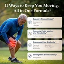 Vitalitown Glucosamine Chondroitin MSM, Turmeric, Collagen, Hyaluronic Acid, Boswellia, Quercetin, 11-in-1 Formula, Glucosamine Sulfate 1500 mg, No Shellfish, Flexibility & Comfort, 180 Caps 4