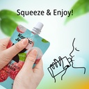 Hethstia Konjac Jelly, Lychee Konjac Jelly 10 Pouches with Collagen Peptides, Low Calorie Drinkable Litchi Jello, Vitamin C Light Snacks, Sugar Free, Keto, Gluten-Free, Healthy Food Gifts 6