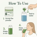 Epic Black Label Premium Chlorophyll Powder Dietary Supplement. Natural Chlorophyll That is Potent and Effective, Easy to Take with a Touch of Mint. 5