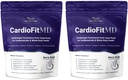 1MD Nutrition CardioFitMD - Vegan Beets Superfood Keto- Heart Health Powder - Nitric Oxide Supplement - Beet Root Powder for Healthy Blood Pressure & Circulation - High Fiber Drink - 30 Days (2-Pack) 2