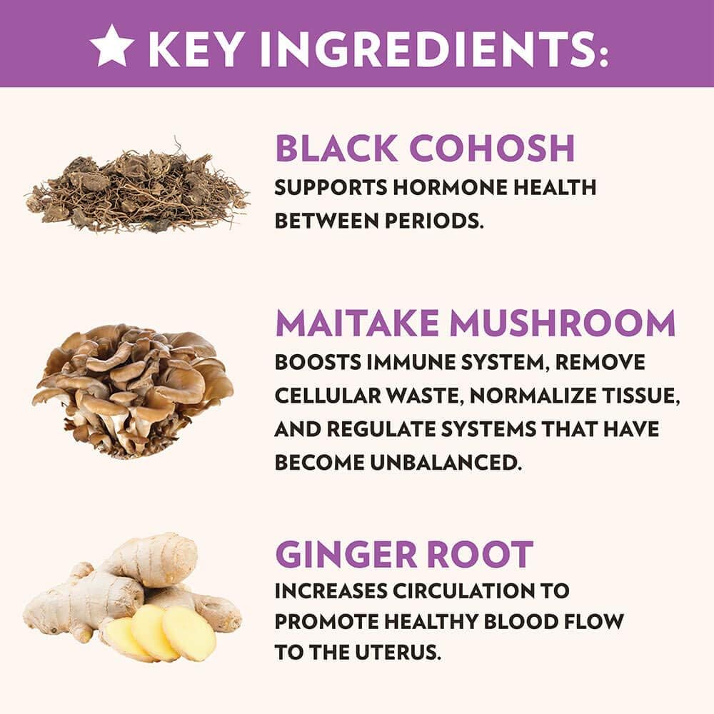 Crystal Star Fibro Defense, 60 Capsules, Black Cohosh, Breast & Uterine Health Between Periods, Non-GMO 5