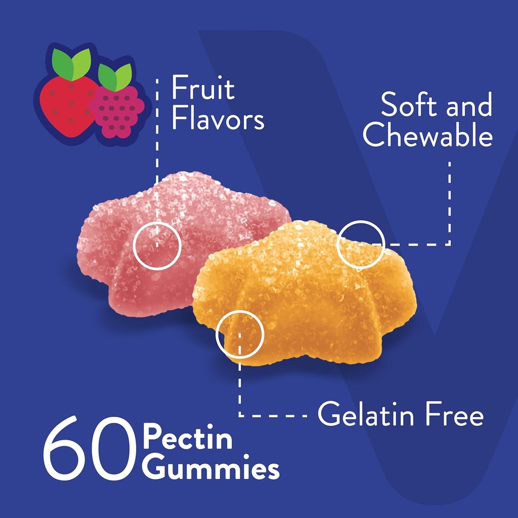 Viteey Glucose Gummies - 4g of Carbohydrates - Fast Acting Alternative to Glucose Tablets - Energy and Blood Sugar Support - Vegan, Gluten Free, Gelatin Free - 60 Count 4