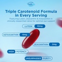 Fortifeye Focus Eye Care Supplement 90 Softgel Capsules - Triple Carotenoid Including Astaxanthin, Lutein, and Zeaxanthin Supplements, Eye Vitamins, Supports Eyes Fatigue and Blue Light Protection 4