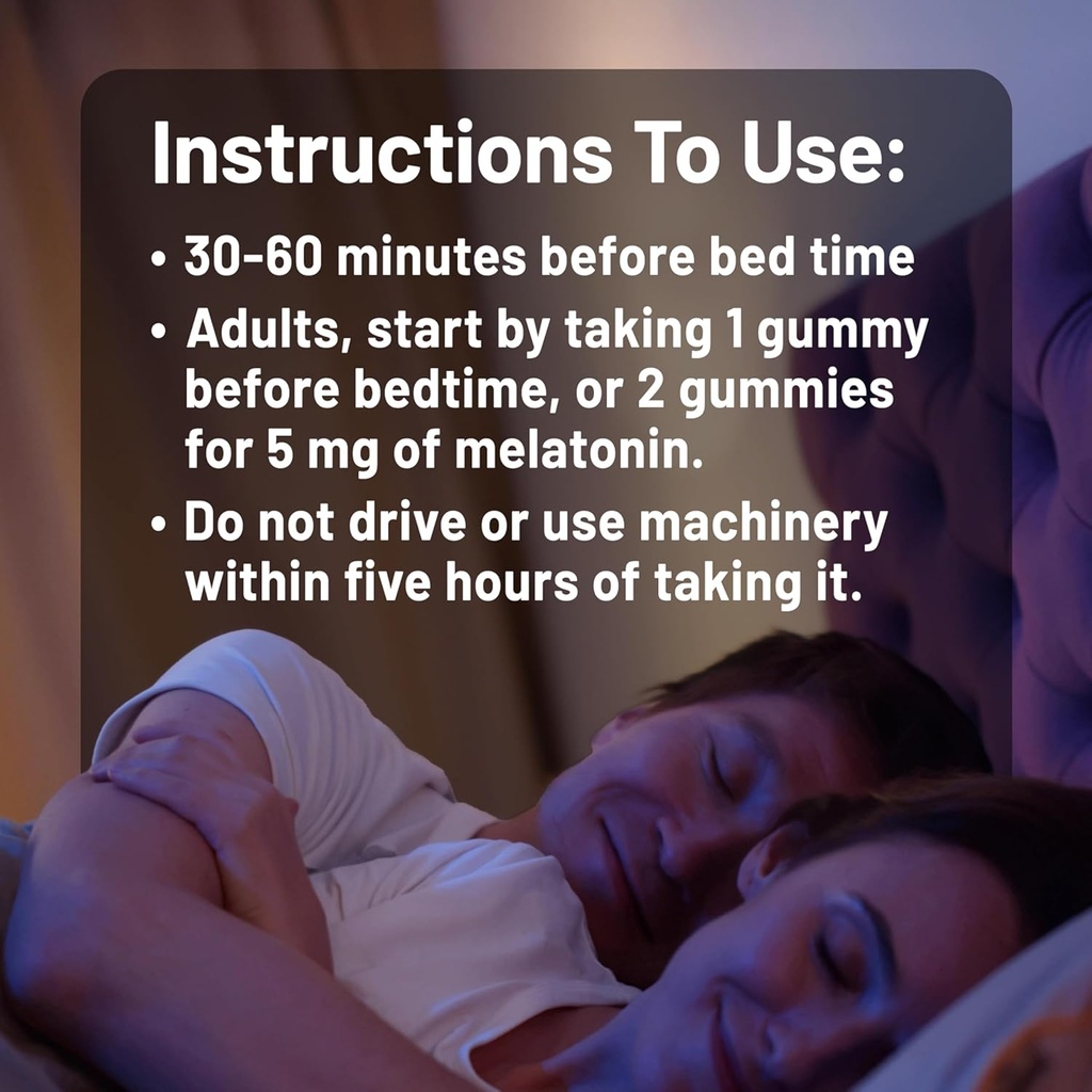 NatureWise Melatonin Gummies 5mg - Non-Habit Forming Sleep Support Supplement with Ashwagandha, Valerian Root - BlackBerry-Lemon Flavor - Vegan, Gluten Free, Non-GMO - 90 Count[45-Day Supply] 4