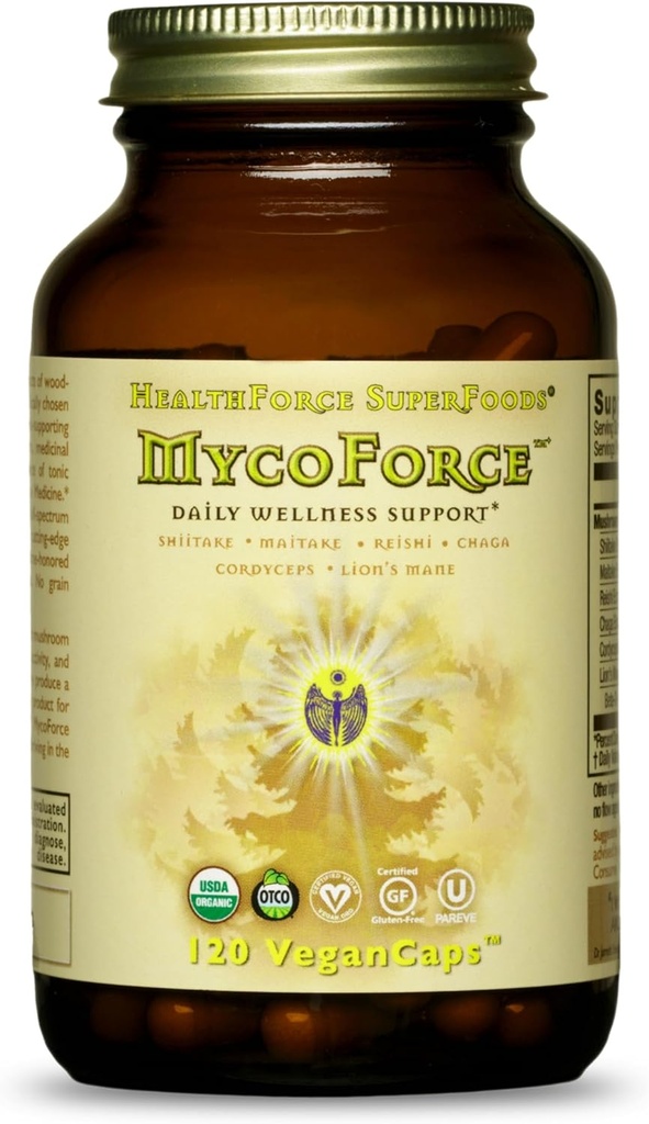 HEALTHFORCE SUPERFOODS MycoForce - Capsules - 120 Vegan Capsules 2
