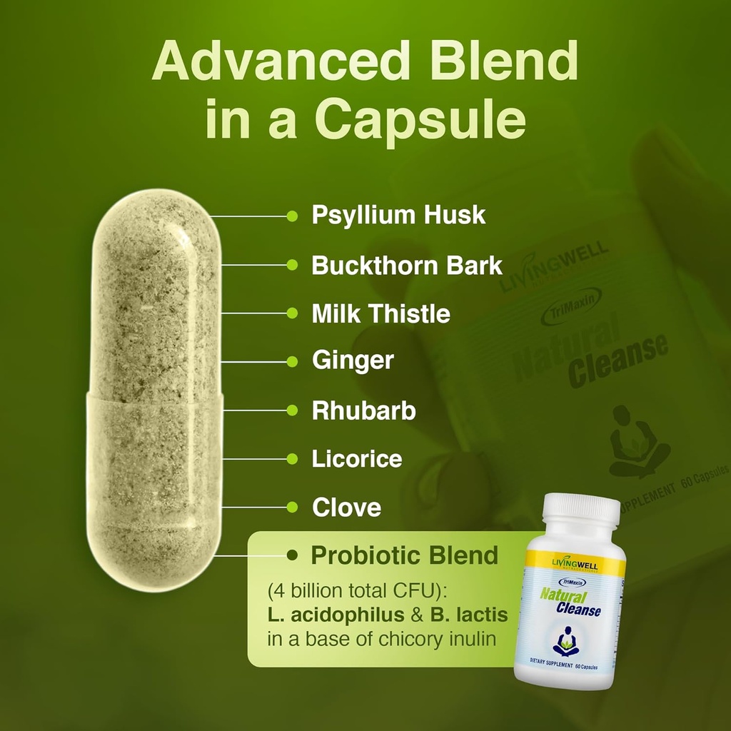 HEAL-N-SOOTHE Natural Cleanse Supplement Proteolytic Enzyme and Natural Digestive Health Supplement 6