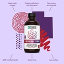 Zhou Nutrition Elder-Mune+ Syrup - Organic Black Elderbery Syrup for Adults, Immune Support Elixir with Apple Cider Vinegar, Echinacea Tincture, Natural Wellness - 8 Fl Oz Glass Bottle 5