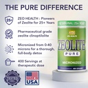 Zeolite Pure | Full Body Detox Cleanse for Women, Men, Adults | Supports Energy, Gut Health, Mental Clarity, & Optimal Inflammation Response | The Original Zeolite Powder (400 Servings) 3