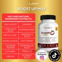 Boost Up Max Male Health Supplement – with Calcium, Zinc & Proprietary Blend for Vitality & Strength, 180 Capsules (3 Pack) 4