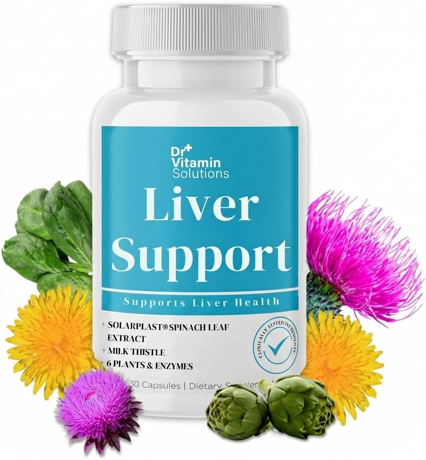 DR VITAMIN SOLUTIONS Liver Cleanse Detox and Repair - Milk Thistle Supplement with Chlorophyll, Digestive Enzymes, Artichoke & Dandelion for Natural Gallbladder Support, 30 Vegan Capsules 2