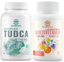 TUDCA Supplements 1100mg and Liposomal 33-in-1 Multivitamin Supplement, High Bioavailability Supplement,Comprehensive Support for Health (Pack of 2) 2