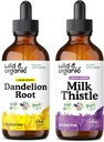 Wild & Organic Dandelion Root Tincture 4 fl oz & Milk Thistle Tincture 4 fl oz 2