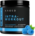 Kaged Intra-Workout Powder In-Kaged BCAAs, L-Citrulline & Beta-Alanine for Endurance 124mg Organic PurCaf Caffeine Coconut Water Powder 20 Servings Blue Raspberry 2