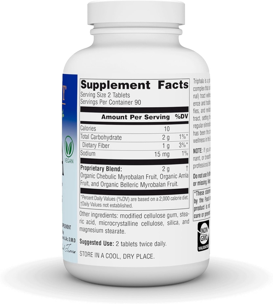 Planetary Herbals Triphala Internal Cleanser 1000mg for GI Tract Wellness - 180 Tablets 4