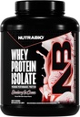 NutraBio 100% Whey Protein Isolate Protein Powder, 25g Protein with Complete Amino Acid Profile, Soy and Gluten Free, Low Carb and Low Calorie Whey Protein Powder, Strawberry Ice Cream, 5 Lbs. 2