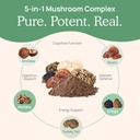 Real Mushrooms 5 Defenders for Humans (90ct) & Pets (90ct) - Capsules Bundle - Chaga, Shiitake, Maitake, Turkey Tail & Reishi Mushroom - for Immune Strength & Overall Wellbeing - Vegan, Non-GMO 5