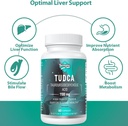 TUDCA 1100mg-Liver Support Supplement for Detox Cleanse, Water-Soluble Bile Salts with Strong Bitter Taste, 60 Vegan Capsules,Non-GMO,Gluten-Free 4